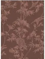 Tenue de Ville Carta da parati Ylang Ylang - Brique