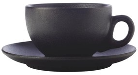 Tazza da cappuccino in ceramica nera 250 ml Caviar - Maxwell &amp; Williams