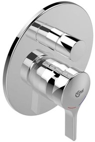 Rubinetto per doccia getto laminare cristallino a 2 manopole Melange cromo lucido IDEAL STANDARD