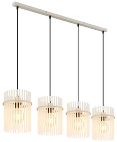 Globo 15698-4HB - Lampadario sospeso con cavo GORLEY 4xE27/60W/230V