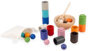 Palline e bicchieri Montessori