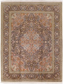 Cashmere Silk Tappeto 250 x 320 (Indian) Annodato A Mano
