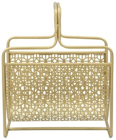 Portariviste in metallo color oro Trivola Glam - Mauro Ferretti