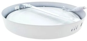 Plafoniera LED LED/18W/230V 4200K diametro 21 cm bianco