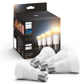 SET 4xLED Lampadina Dimmerabile Philips Hue WHITE AMBIANCE E27/6W/230V 2200-6500K