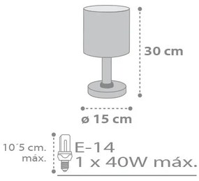 Dalber D-62011E - Lampada per bambini SWEET DREAMS 1xE14/40W/230V