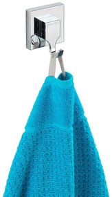 Ganci in plastica autoportanti in argento lucido in set di 2 pezzi Genova - Wenko