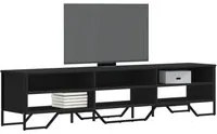 Mobile Porta TV Nero 180x34x41 cm in Legno Multistrato 848574