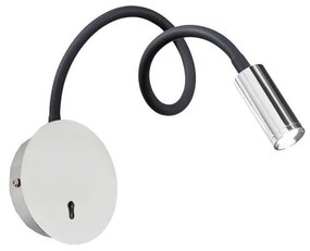 Ideal Lux - LED Flessibile piccola lampada FOCUS LED/3,5W/230V CRI 90 grigio/cromo lucido