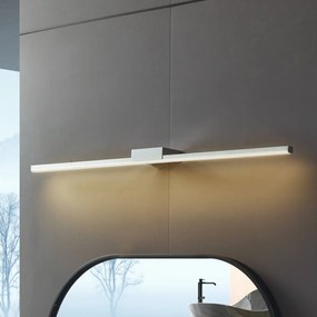 Applique da parete Kivana Lucande, Cromo / Argento, Bagno, Alluminio, Moderno, Applique
