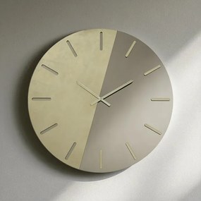 Orologio da parete MACK rotondo D60 cm bicolore Bronzo e Oro