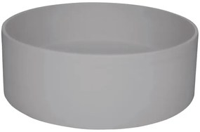 Deante CQS_SU4S - Lavabo da appoggio SILIA diam. 36 cm granito/grigio metallico