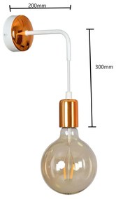 Applique SPARK K1 WHITE da parete
