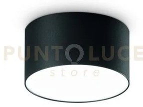 Boiler plafoniera led cct 3000+4000k 820lm 10w nero dimmerabile ip2...