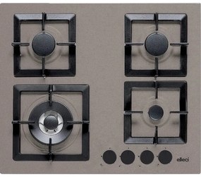 Piano cottura 4 fuochi ELLECI tortora griglie in ghisa