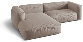 Divano angolare componibile beige (angolo sinistro) Martina - Micadoni Home