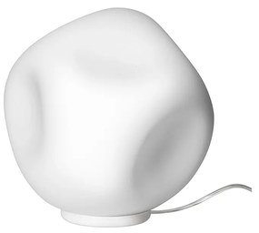 Foscarini - Hoba Media Lampada da Tavolo On/Off Bianco Foscarini