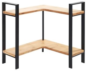 WENKO 53028100 - Mensola LOU 30x33 cm nera/marrone