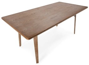 Tavolo da pranzo con piano effetto rovere 90x180 cm Lujan – MOME