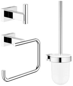 GROHE 40757001 - Set di accessori ESSENTIALS CUBE cromato lucido