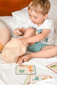 Gioco di Riconoscimento - Tattile Memory Touch' - legno