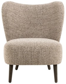 Poltrona beige in tessuto bouclé Elmont - Actona