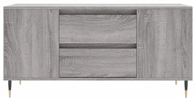 Tavolino salotto grigio sonoma 102x44,5x50 cm legno multistrato