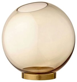 AYTM - Globe Vase w. Stand Ø21 Ambra/Oro AYTM