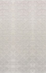 SAUL - tappeto in lana avorio con decoro