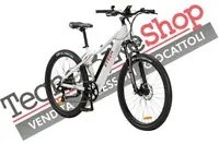 Bicicletta Elettrica A Pedalata Assistita Z-Tech ZT-85 Maira 250W 36V 12Ah colore Bianco