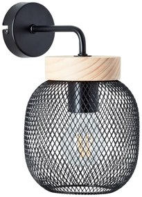Brilliant - Lampada da parete GIADA 1xE27/40W/230V nera