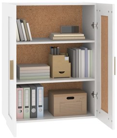 Mobile a parete bianco 69,5x32,5x90 cm in legno multistrato