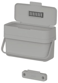 Bidone per l'umido grigio 4 l Duo – Joseph Joseph