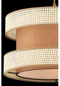 Lampadario a cavo HALO 1xE27/60W/230V marrone/crema