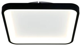 Brilagi - Plafoniera dimmerabile LED FALCON SLIM LED/50W/230V 50x50 cm nera+telecomando