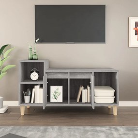 Mobile tv grigio sonoma 100x35x55 cm in legno multistrato