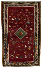 Gabbeh Tappeto persiano 110 x 180 Rosso (Iran) Annodato A Mano