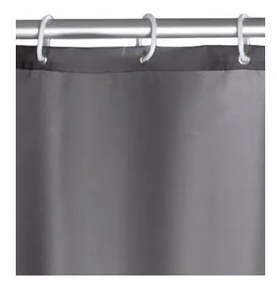 Tenda da doccia grigia con finitura antimuffa , 180 x 200 cm - Wenko