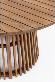 Tavolo da pranzo da giardino rotondo in acacia massiccia ø 120 cm Rodano – Bizzotto