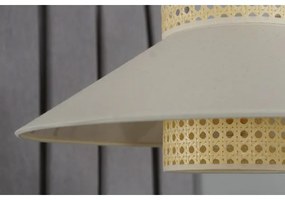 Duolla - Lampadario a plafone RIO RATTAN 1xE27/15W/230V diametro 45 cm beige/rattan