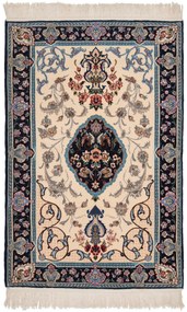 Isfahan Tappeto 110x70 (Iran) Annodato A Mano