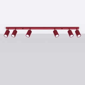 Brilagi - Faretto LED CRESTO 6xGU10/10W/230V bordeaux