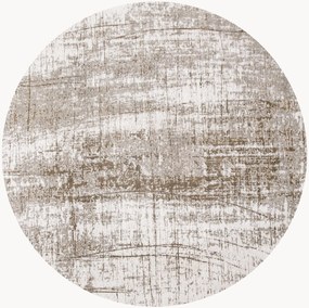 Tappeto rotondo jacquard lavabile da interno-esterno Griff
