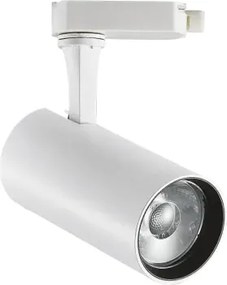 Fox 25w proiettore 3-phase led cob bridgelux 25 w 35° on-off 2800 l...