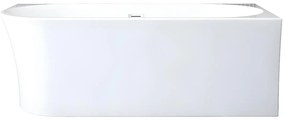 Vasca angolare 228 litri 170 x 75 x 59 cm Bianco Acrilico - Angolo a destra - PONTICOLA
