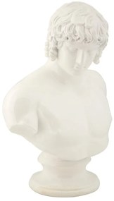 Scultura Busto Centurione Rinascimentale cm 18,2x12,8x25