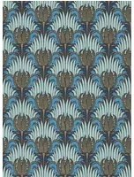 Morris & Co Carta da parati Tulip & Bird - Opal/ Seafoam