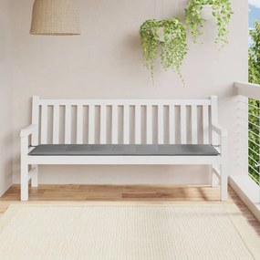Cuscino Per Panca Grigio 180x50x3 Cm İn Tessuto Oxford /