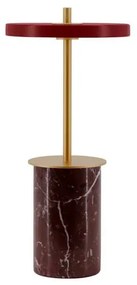 Asteria Move Portable Lampada da Tavolo Mini Red Marble - UMAGE