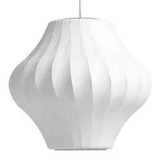 Nelson Pear Crisscross Bubble Lampada a Sospensione S Off-White - Herman Miller